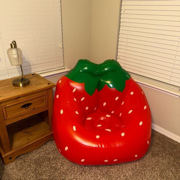 Kate Spade Strawberry Inflatable Chair - Picture 2 of 2